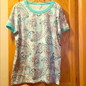 Lularoe XL shirt sleeve Top